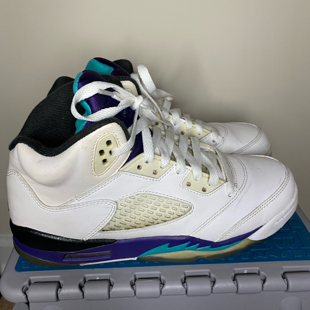 Retro Jordan 5s Grape